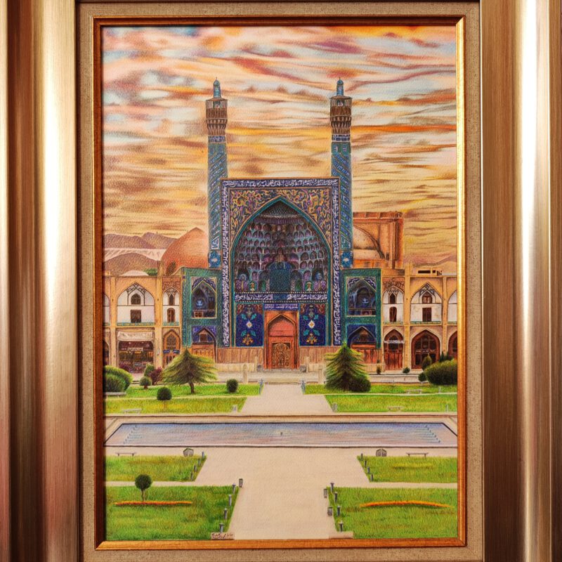 تابلو نقاشی مسجد شاه اصفهان