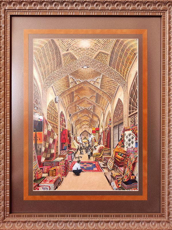 قاب تابلو نقاشی بازار وکیل شیراز